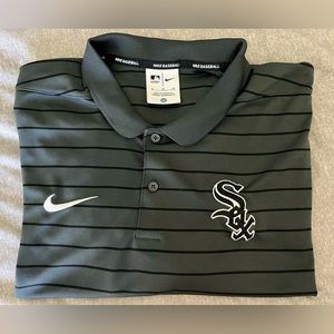 NIKE DRIFIT CHICAGO WHITE SOX COLLARED SHIRT XL